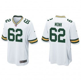 Men's Jacob Monk Green Bay Packers White Game Jersey