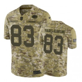 Green Bay Packers #83 2018 Salute to Service Marquez Valdes-Scantling Jersey Camo -Nike Limited