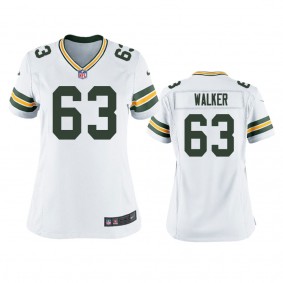 Women's Green Bay Packers Rasheed Walker White Game Jersey